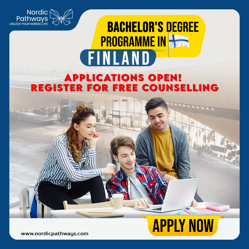 Looking for a challenging and rewarding academic experience? Apply now for a Bachelor's Degree programme in Finland and take the first step towards achieving your dreams!
nordicpathways.com

#internationalstudents #edtech #studyabroad #studyinfinland #bachelorsdegree