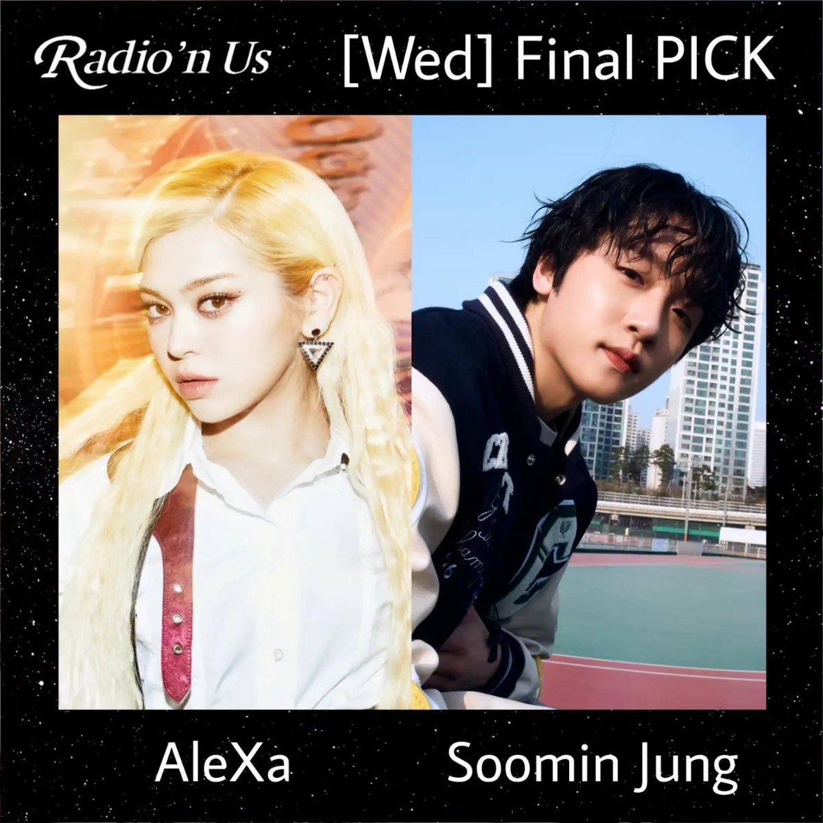 rnus_arirang's tweet photo. ◾️4/19 [WED]
[Final PICK] #AleXa #알렉사 @AleXa_ZB
#SoominJung #정수민

◽️4/20 [THU]
[meet you UP] #JUNGKEY #정키

◾️4/21 [FRI]
[playa-Friday] #SamuelSeo #서사무엘 
@reallastnameseo

#ARIRANGRADIO #RADIONUS 
#아리랑라디오 #라디온어스 https://t.co/tJ373t6ybp