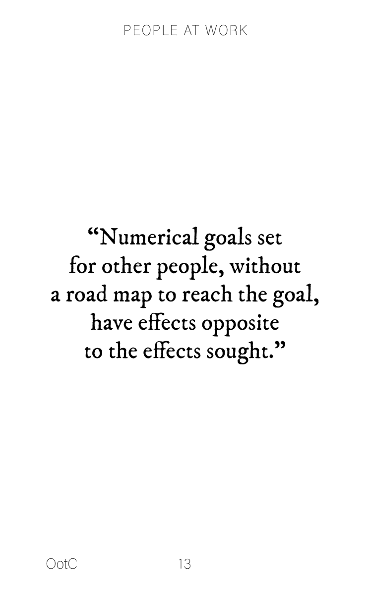 NielsPflaeging's tweet photo. W. Edwards #Deming was probably the first to fully grasp the destructiveness of "target systems" and #performancemanagement systems. Get "What would Deming do?" – the new book with 160+ Deming quotes. https://t.co/6JBq32GXbX #betacodex #totalquality #lean #okrs #nookrs #okr #mbo https://t.co/Itj6e8MwhK