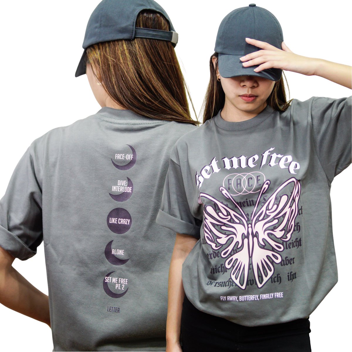 _wearharu's tweet photo. With the powerful German poem written on his body, his captivating moon phase tattoo, and even a *secret* hidden track, each design element in our new shirt is meticulously designed to appreciate the brilliance of Jimin's musical masterpiece, Face.
#jimin #face #bts #btsmerchph https://t.co/ix7IW1dUT5