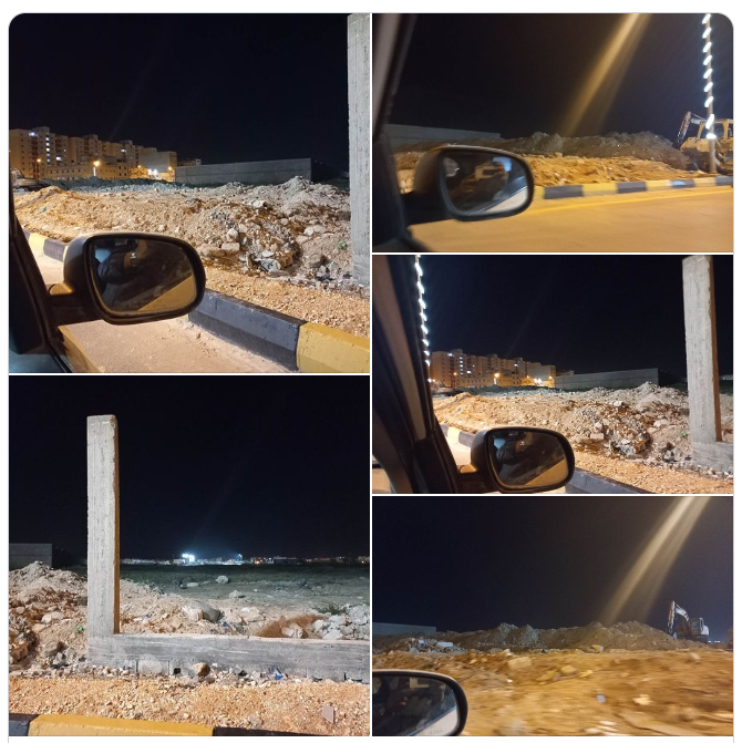 MarEA_project's tweet photo. Alarming pictures of bulldozing happening on the important archaeological site of Euesperides in Libya. #Libya #heritageatrisk #Libyanhistory https://t.co/gBycJKuAuk