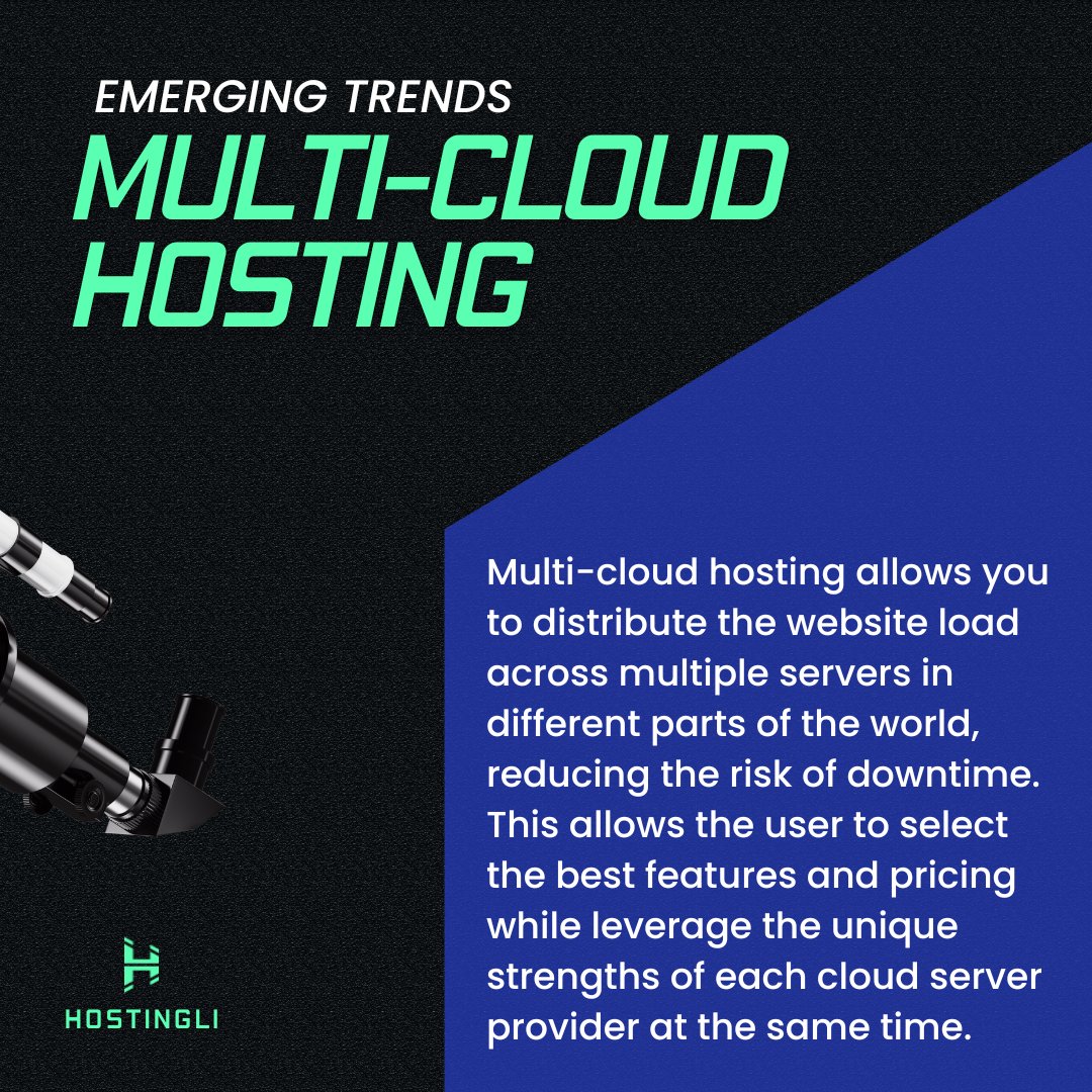 HostingliReal's tweet photo. The more the merrier! Using multiple cloud servers to host your website can reduce the risk of downtime. However, before you make a choice, make sure to carefully evaluate your needs that match the features of a multi-cloud hosting service provider.

#trend #webhosting https://t.co/VDhyYFyYtW