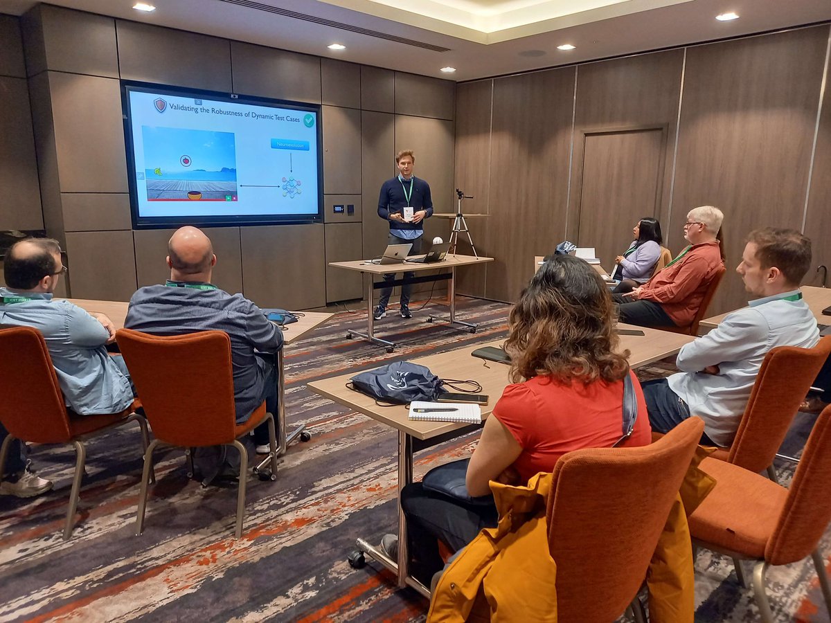ICST (@icstconference) on Twitter photo Engaging conversations and presentations going on at the doctoral symposium! #icst2023 <a href="/JeffOffutt/">Jeff Offutt</a> Engaging conversations and presentations going on at the doctoral symposium! #icst2023 <a href="/JeffOffutt/">Jeff Offutt</a>