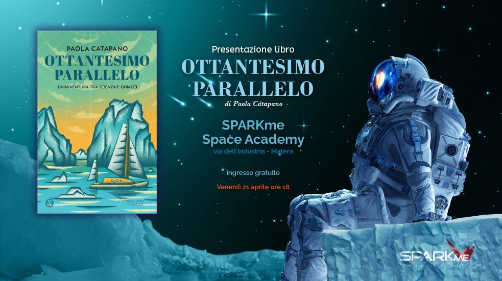 sparkmespace's tweet photo. @SPARKmeSpaceAcademy venerdì 21 aprile alle 18 ospita @PaolaCatapano che racconta @80parallelo 🌍 (@ed_salani) l'avventura in barca a vela tra i ghiacci artici sulle tracce del dirigibile Italia di Umberto Nobile#polarquest2018 ⛵️Un diario di viaggio ma anche un viaggio interiore https://t.co/vViWY8ZMUD