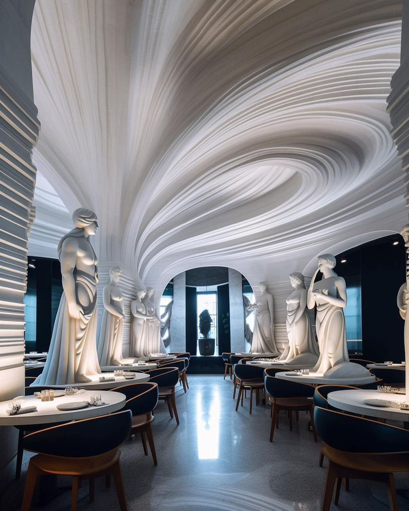 parametricarch's tweet photo. Amazing interiors developed by Tim Fu the instructor of "Midjourney Designs" upcoming workshop, on 22 & 23 April 2023. Register Now: Tap the 🔗 link: https://t.co/EQQzgPLIB2

The workshop will demonstrate how to undertake commissioned projects using AI, learning to curate, evaluate, and critique their results toward their own goals.

📑 Topic: Midjourney Design
📅 Date: April 22 - 23, 2023
🕕 Time: 11:00 AM GMT (2 Sessions)
⚒️ Software: Midjourney
🧑🏼‍🎓 Total Seats: 100
🛒 15% discount for Digital Members

#midjourney #AI #dalle2 #photoshop #parametricdesign #computationaldesign #architecturestudents #productdesign #fashiondesign