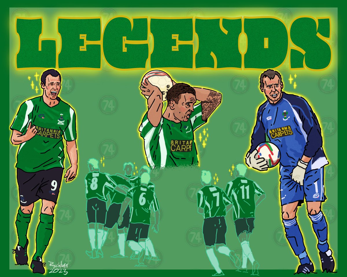 🚨 SUNDAY 30TH APRIL 🎉

• A CELEBRATION OF 1874
• LEGENDS VERSUS LEGENDS
• 1PM AT TOWNFIELD
• JUNIORS &amp; WALKING FOOTBALL
• BBQ &amp; BAR OPEN
• 10 YEARS! GET BEHIND IT! 💚