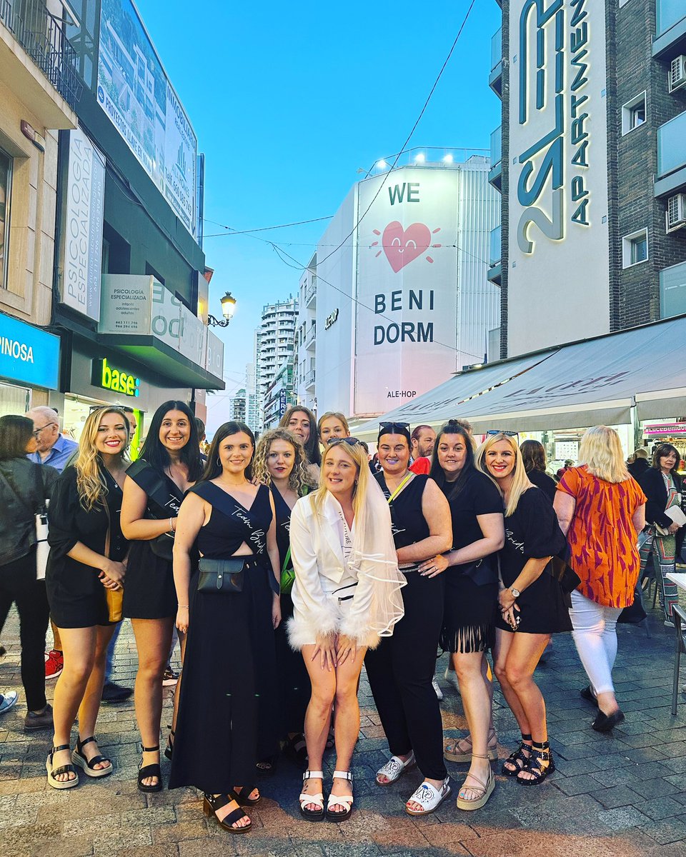 Bell2020Miss's tweet photo. The best Easter half term spent celebrating my hen party abroad with the best bunch of girls! 💕 #bridetobe2023 #farewellmissbell https://t.co/NLRiOVNzi7