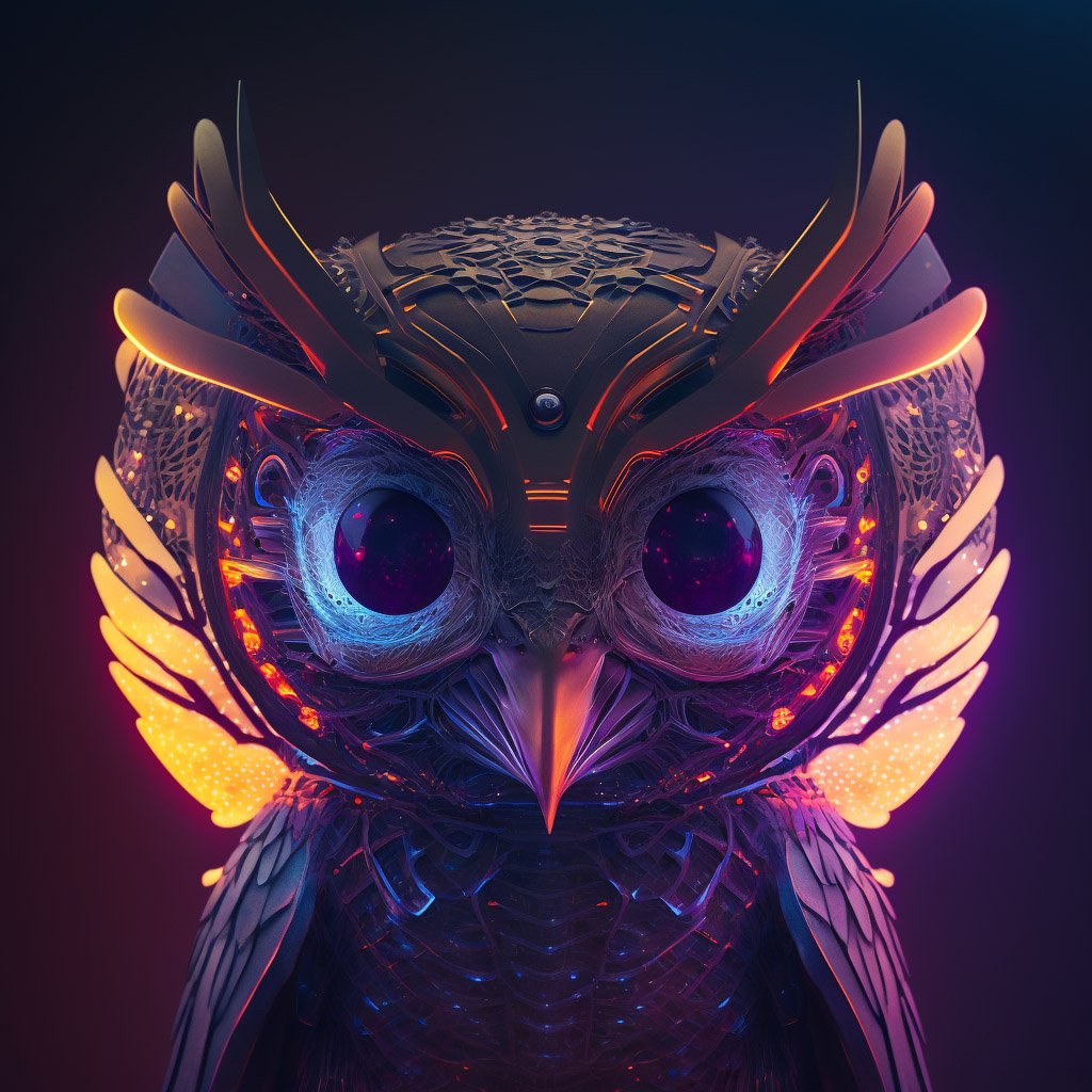 🚨 This is your chance to get fortunate! 🚨

This #AIart collection showcases the parliament of 399 cybernetic oracle owls that hold insight into all possible futures and pasts in the Subdominant Layer. 👇opensea.io/collection/owl… 

#AI #AIgenerated #Art #ArtCollection #NFTs