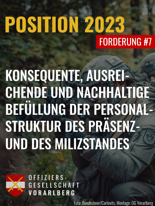 Die fehlende personelle Befüllung der Präsenzorganisation und vor allem der Milizanteile und -verbände lässt eine Einsatzbereitschaft der gesamten Einsatzorganisation derzeit nicht zu.