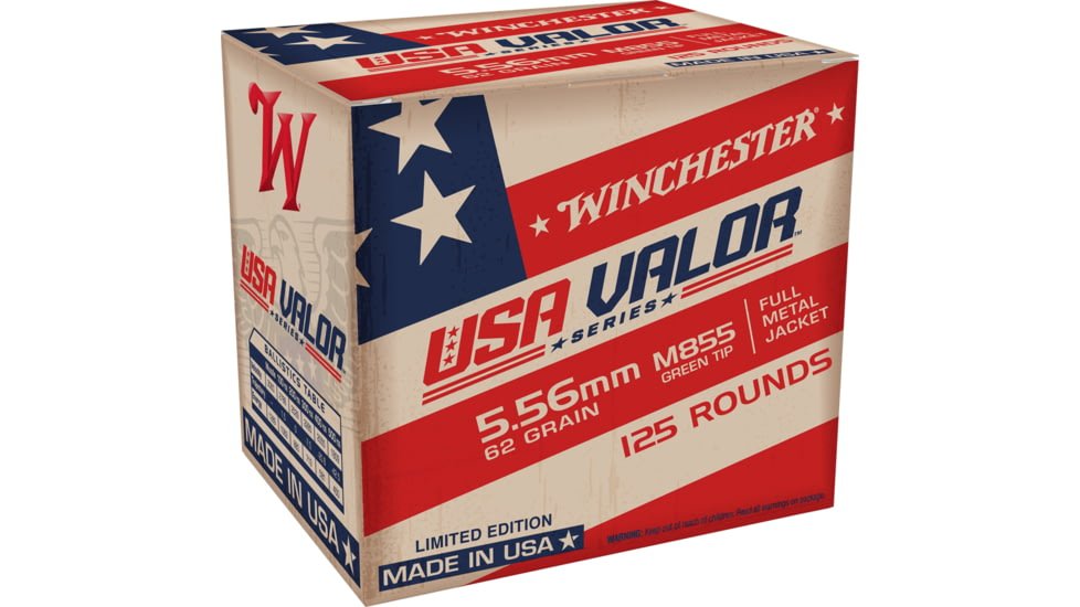 familydealvibes's tweet image. Winchester USA VALOR 5.56x45mm NATO 62 grain Green Tip  (M855) Full Metal Jacket Boat Tail (FMJBT) Brass Centerfire Rifle  Ammunition USA855125 Caliber: 5.56x45mm NATO, Number of Rounds: 125,    26% Off

bit.ly/41yGDl0

PRICE  $86.99

#opticsplanet #MediumGame