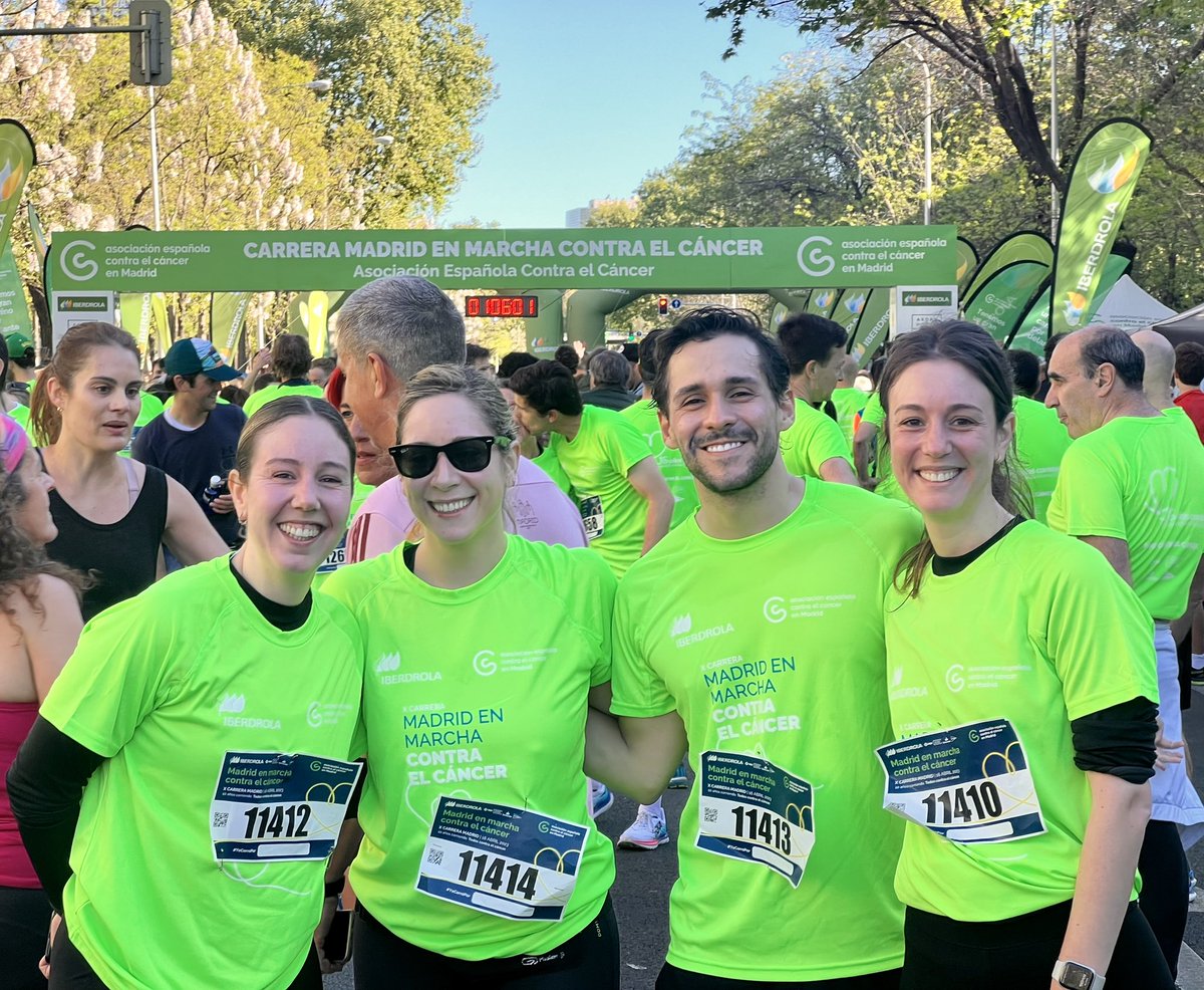 daniel_mrad's tweet photo. Corriendo por un buen propósito con parte de mi team @KreabEspana la X Carrera de la @ContraCancerEs 

Apoyando a la Asociación ayudamos a conseguir el 70% de supervivencia en cáncer el 2030. #TodosContraElCáncer 

Puedes donar aquí: https://t.co/drsJGcMq1T. https://t.co/1lv6Mr2aGZ