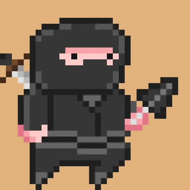 cupcoffeereal's tweet image. Silent and Deadly. Character Ninja.
.
#pixelart #pixelcommunity #pixelartist #artistsoninstagram #sprite #aseprite #nft #opensea #rarible #artoftheday #ethereum #criptocomunidad #nftart