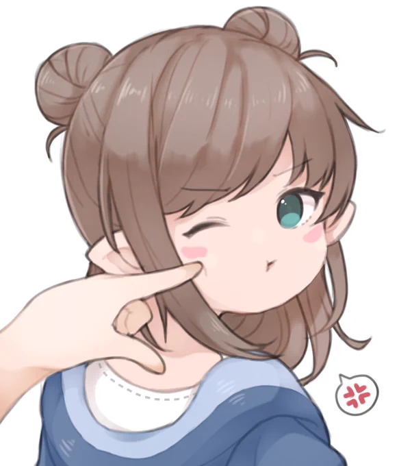 ララフェルのほっぺをふにふにしたい 