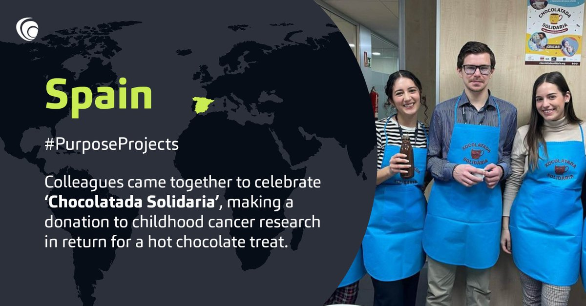 BakerTillyInt's tweet photo. .@bakertillyESP colleagues came together to celebrate #ChocolatadaSolidaria helping to raise funds for childhood cancer research. #PurposeProjects 👏 https://t.co/6vpUUMDDXi