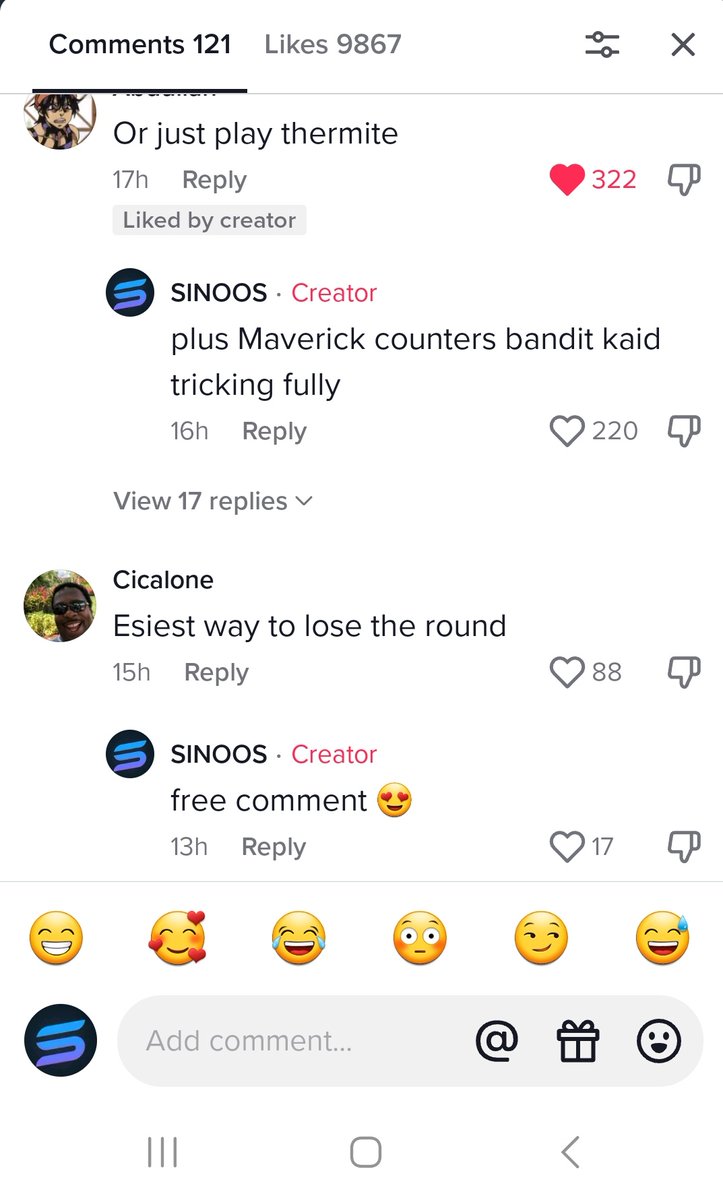 SINOOS_'s tweet image. I can&apos;t believe how NPC people are in this game. Most of them come from console as well. Comments to Maverick tricking