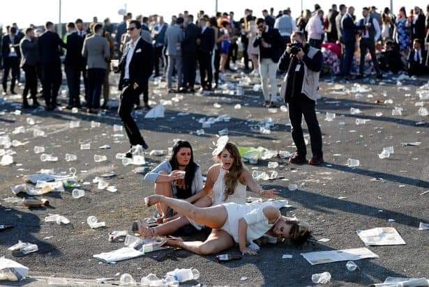 What kind of people watch horses die and then defend the right to watch horses die?