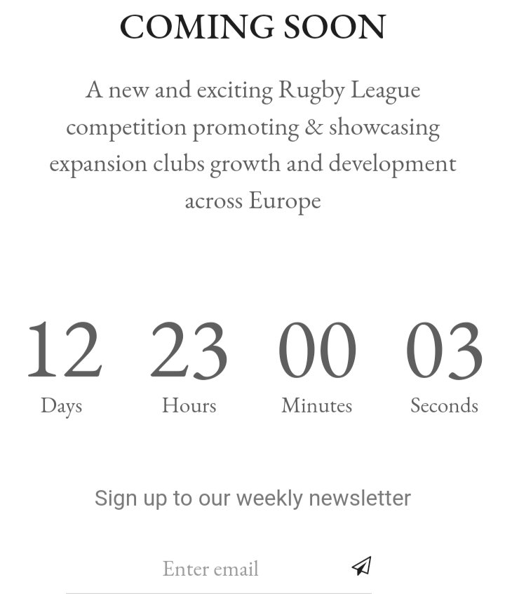 Countdown is running.....not long to wait now guys!!!
#rugbyleague #growrugbyleague