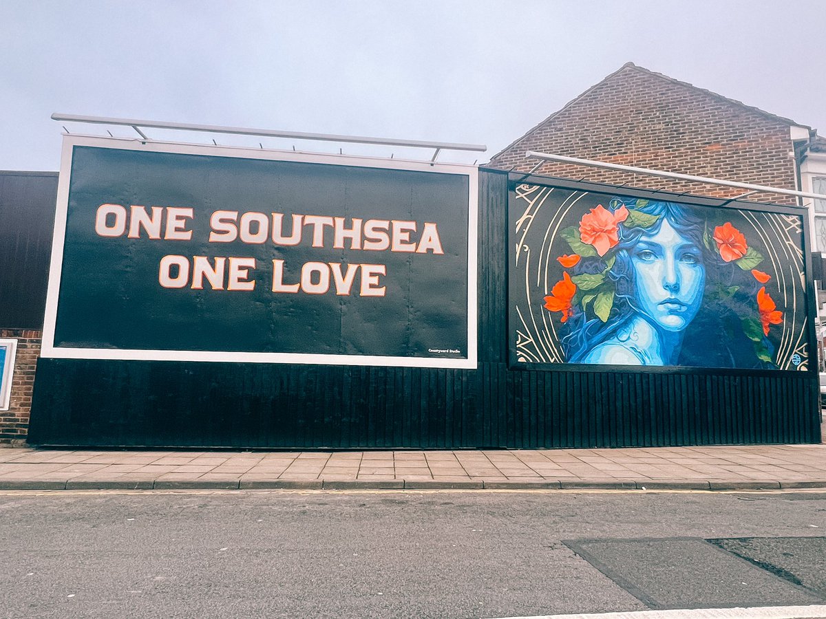 Loving the new street art on Bristol Road in Southsea! Pogo &amp; Coastguard Studio 💖