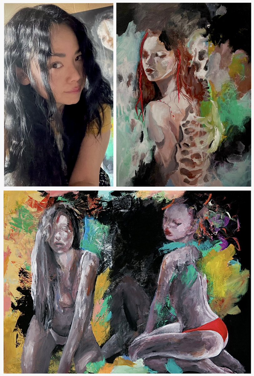 Gm/ge❤️
have you seen my new series? It’s about the loss of innocence and internal and external demons. I still try to find beauty in my art even if the subject is somber❤️ it’s another side of me as artist I like to explore different ways of expressing myself 🙏🏻 thx for support