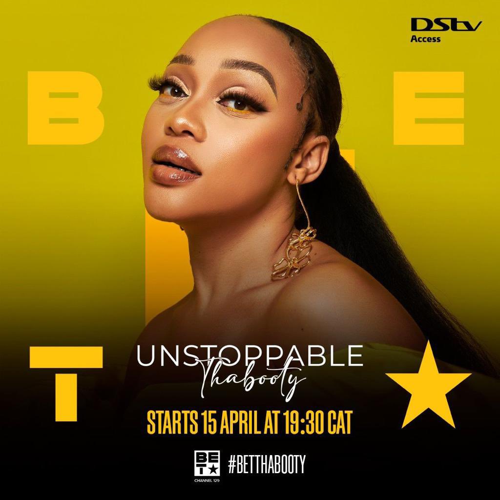 🚨 The countdown has begun! 🚨
@ThandoThabethe celebrates the season premiere of #BETThabooty, and will her bestie @GivenBaloyi_ overcome being #SingleFor32Years? 
#BETThabooty, starts Sat, 15 April at
19:30 CAT on @dstvza CH129. #BETAfricaOriginal