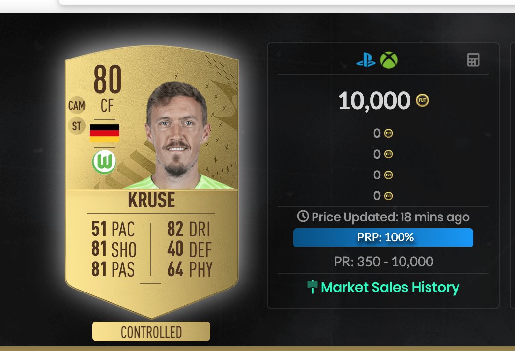 Anto_PG's tweet photo. Si tienes a Max Kruse mediocentro que está apartado de la disciplina del Wolfsburg, hasta lo que yo sé... pues ahí tienes unas moneditas bien ricas.... clinc clinc clinc 🤑🤑🤑 #Fifa23 #tradeforfun https://t.co/uRHfW4tj3C