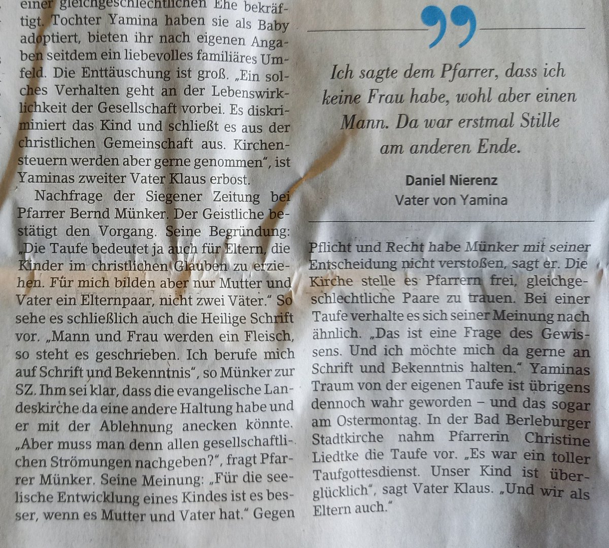 schmotterbach's tweet photo. Lasset die Kinder zu mir kommen. Sagt zumindest Jesus. Doch offensichtlich ist diese eindeutige Aussage für diesen Pfarrer kein Bestandteil von "Schrift und Bekenntnis" https://t.co/tJgRLQIVCw