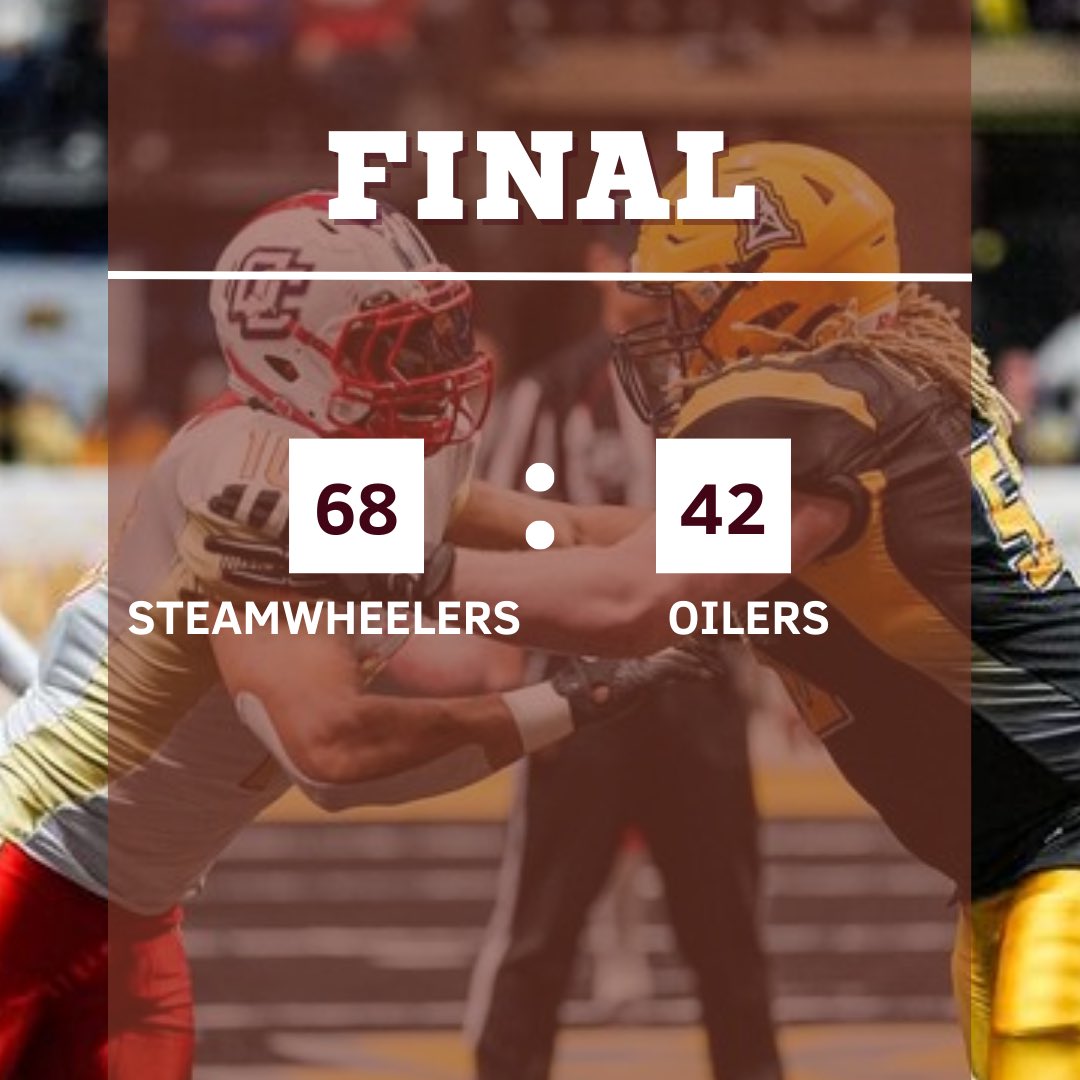 The Steamwheelers dominate Tulsa in the Oilers first ever home game.