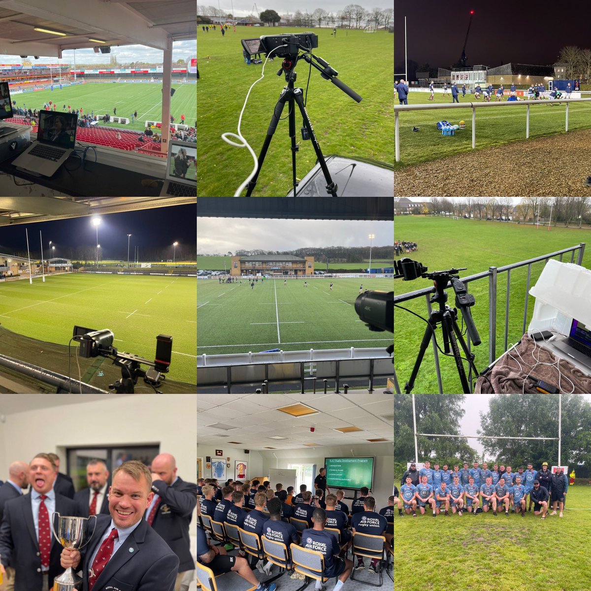 Spit968's tweet image. A rewarding season with @RAFRugbyUnion started @Rugby_DRC  then @rosslynpark @WitneyRFC @newarkrufc @havantrfc @ChinnorRFCThame @RichmondRugby @StourbridgeRFC @DoncasterKnight @ShrewsburyRugby @ExcellentRNVCC @armyrugbyunion @RNRugby and ended @gloucesterrugby #NoOrdinaryJob