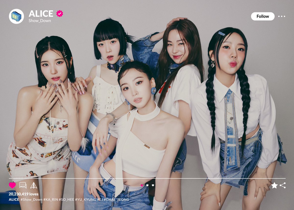 nugupromoter's tweet photo. ALICE have released the Group Concept Photo Teasers ahead of their 2nd Single Album 'SHOW DOWN’ out April 19th at 6PM KST. https://t.co/gOigmmfVuh