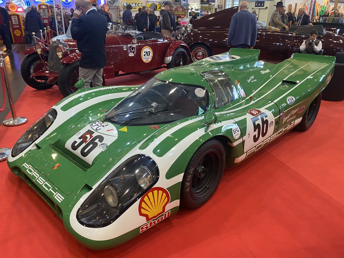 classicmobilia1's tweet photo. David Pipers Porsche 917 on display at Techno Classic Essen, such a great car with the supported history. https://t.co/APVd1eXlqA #porsche #racecar #davidpiper https://t.co/MuwIBHn01l
