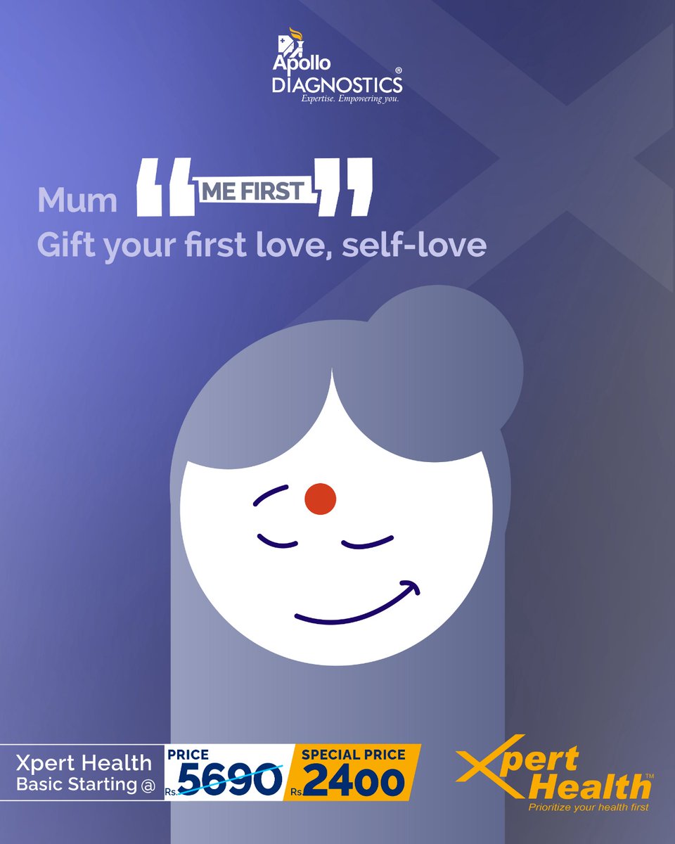 apollodiag's tweet photo. We all know moms never stop caring for their loved ones but don't forget to care for yourself too!
Let Xpert Health help you stay on top of your health game!
Xpert health basic package stating @2400.
#ApolloDiagnostics #XpertHealth #Healthpackages #HealthyYou https://t.co/lkXaTdS5uY