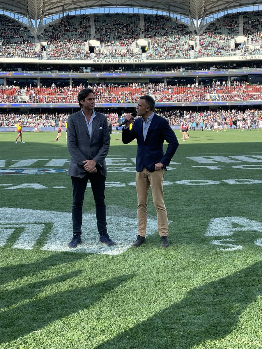 #breaking @afl Gather Round to be in SA for the next 3 years! <a href="/PMalinauskasMP/">Peter Malinauskas</a> @10NewsFirstAdl