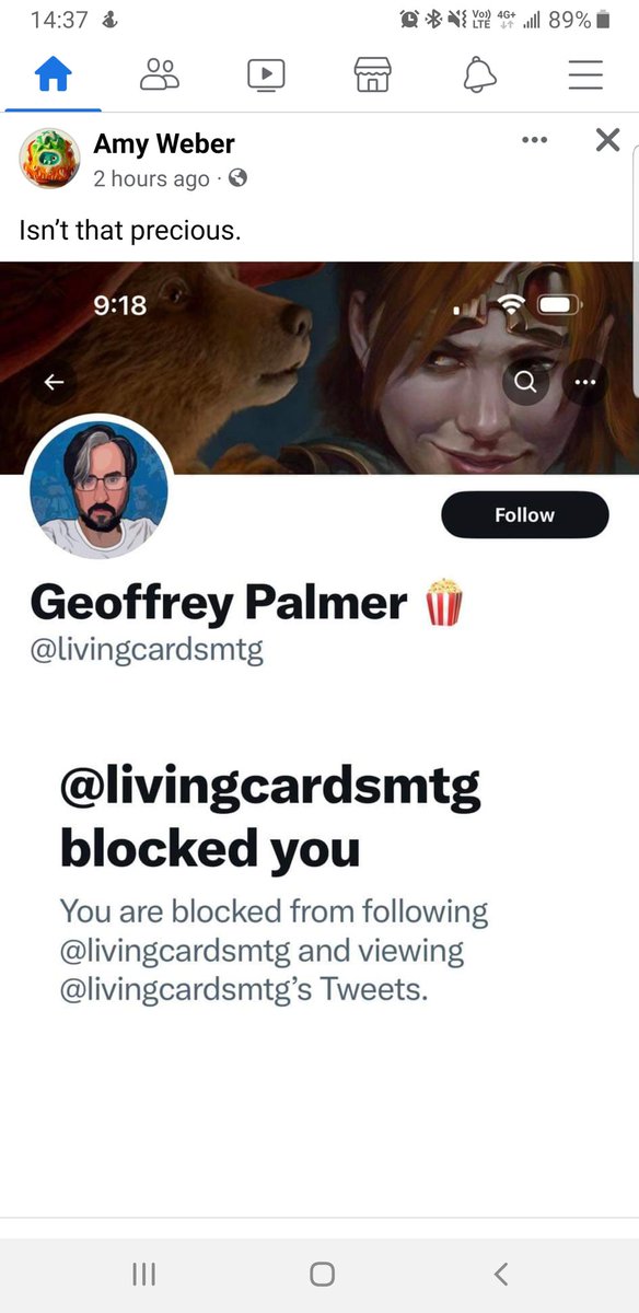 4ucifer's tweet photo. @livingcardsmtg Some people have some nerves altering art without permission and then blocking the arts original owner..... https://t.co/TGNhEdpiVW