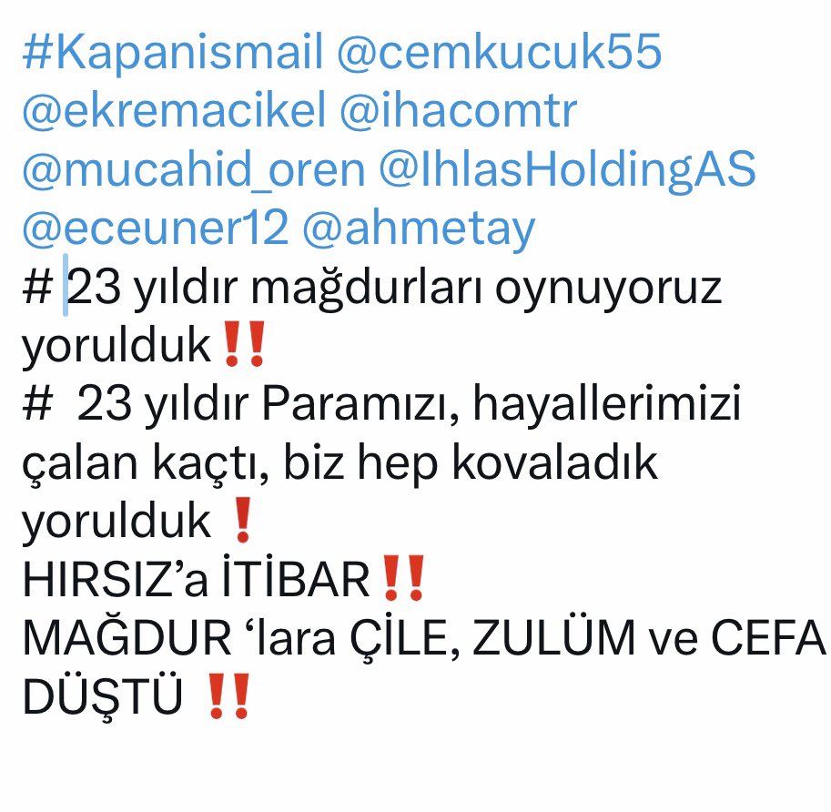 ihlaszede07's tweet photo. #ihlaszedeSeçmeninindeOyuVar
@RTErdogan @mehmedmus
@ticaret @fuatoktay
📌#İHLASFİNANS KAPATILDIĞINDAVERİLENSÖZ MUDİYE OLAN BORÇLARIN TAMAMI 5 YILİÇİNDE BİTİRİLECEK  

📌GERÇEKLEŞEN: HATIRLILAR PARASINI ALDI GARİPLER @mucahid_oren in İNSAFINA KALDI
#ihlaszedelerGörmezdenGelinemez https://t.co/H8HwYlIAuH