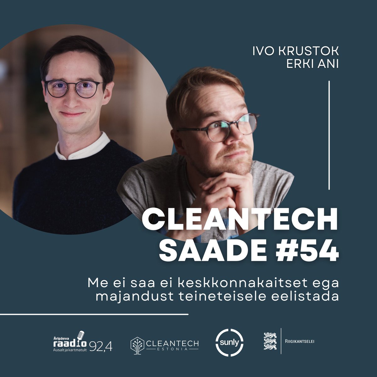 Eestis on vaja ellu viia rohepööre ning meil on nüüd selleks tegevusplaan, mis peatselt uue valitsuse lauale jõuab. Kuula Äripäeva raadio #Cleantech saatest, kuidas rohepöörde käigus leiame tasakaalu majanduskasvu ja keskkonnakaitse vahel! 📻 @CleantechEst bit.ly/43m016e