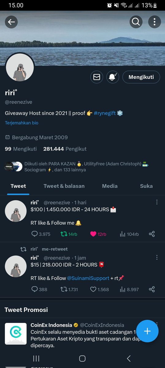 thunderlightssi's tweet photo. @Bang_Garr @reenezive Done bang, baru aktif lagi 🙏 https://t.co/jMpFJvL0rY
