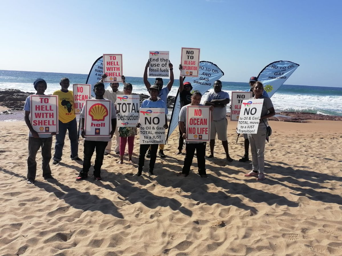 KZN coastline is not for SALE! <a href="/DurbanSdcea/">SDCEA</a>

SDCEA said many corporations such as Shell, SASOL, ENI, Total Energies are flocking to the South African coastline to explore for oil and gas along.
southcoastherald.co.za/494564/kzn-coa…

#ClimateJustice
 #Resist #ClimateDebt
#AfricaBeyond