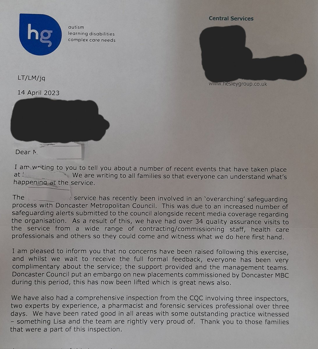 MartinBarrow's tweet photo. The private company Hesley is preparing to reopen the children’s home in Doncaster where vulnerable children suffered abuse and severe neglect. Absolutely shocking. https://t.co/DmC6obChan