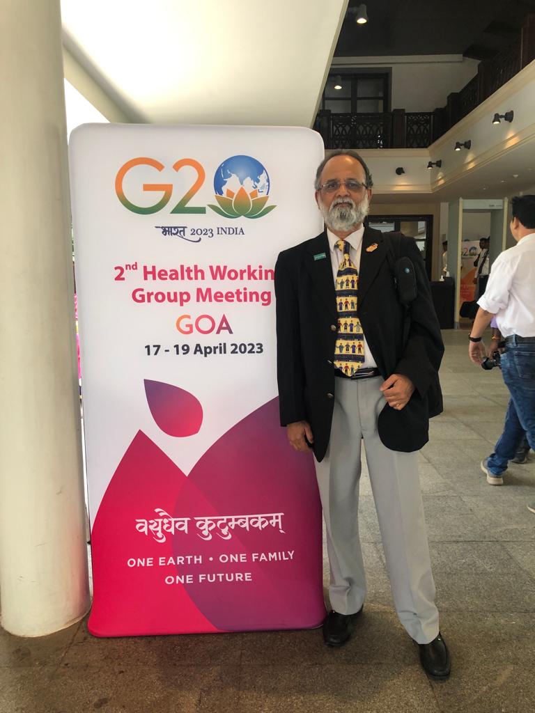 LNBalaji_UN's tweet photo. Excited to be at the 2nd HWG meeting of #G20India. Look forward to great discussions and advancement on #HEPR #MedicalCountermeasures & #DigitalHealthSummit2023 #Resilienthealth through strong #PHC can help everyone incl #zerodose communities and achieve #UHC https://t.co/NBoFJta3FL
