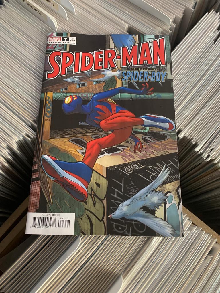 ⚠️MEGA-CONCURSAZO⚠️ Sorteamos el cómic más buscado del momento: ¡la primera aparición de Spider-Boy!

Creado por Dan Slott y Humberto Ramos acaba de debutar en Spider-Man #7... y puede ser tuyo.

Para participar:
📌 Retuitea este tuit 
📌 Sigue a <a href="/radar_comics/">Radar Comics</a> y <a href="/SalaDePeligro/">Sala de Peligro</a>