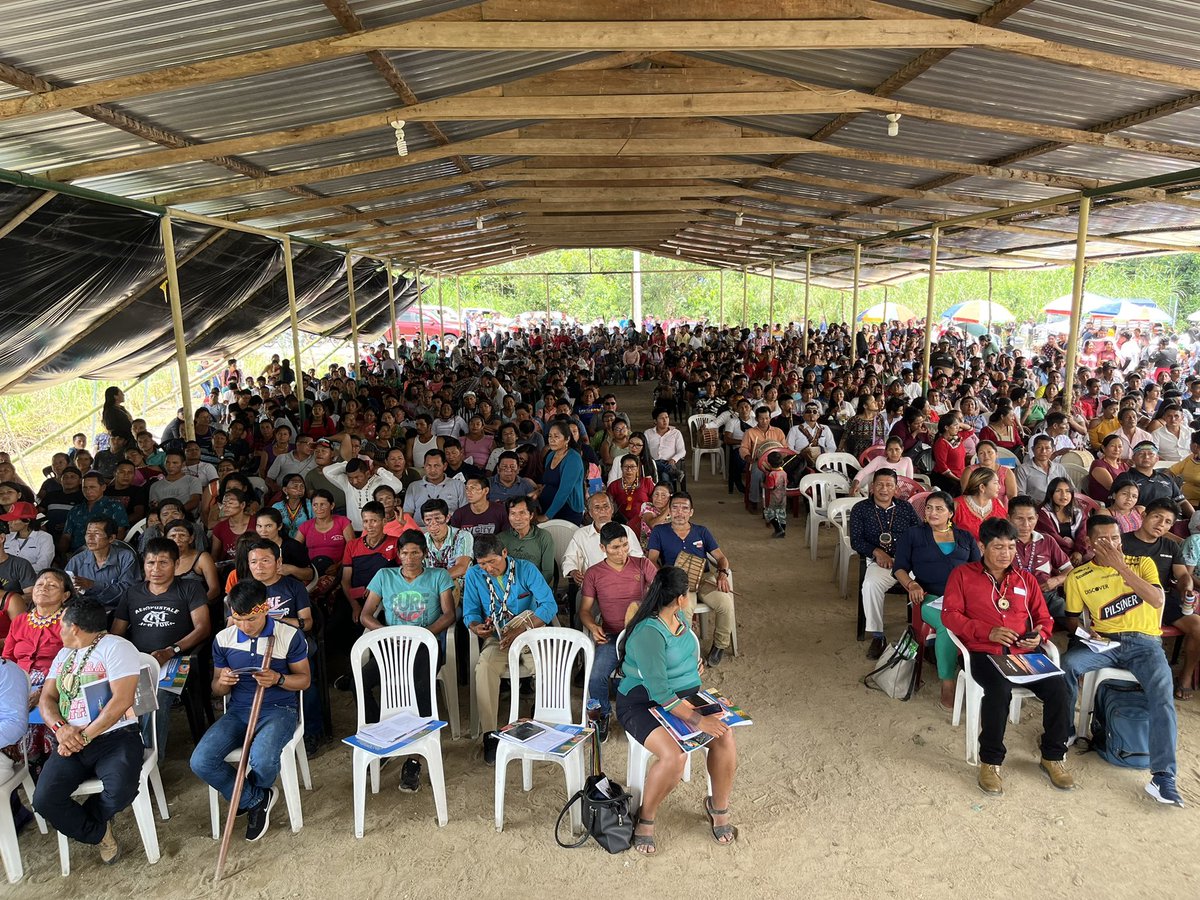 sachacristo1's tweet photo. Gran congreso de la Nacionalidad Kichwa de Pastaza #Pakkiru https://t.co/01GIjaxIP2