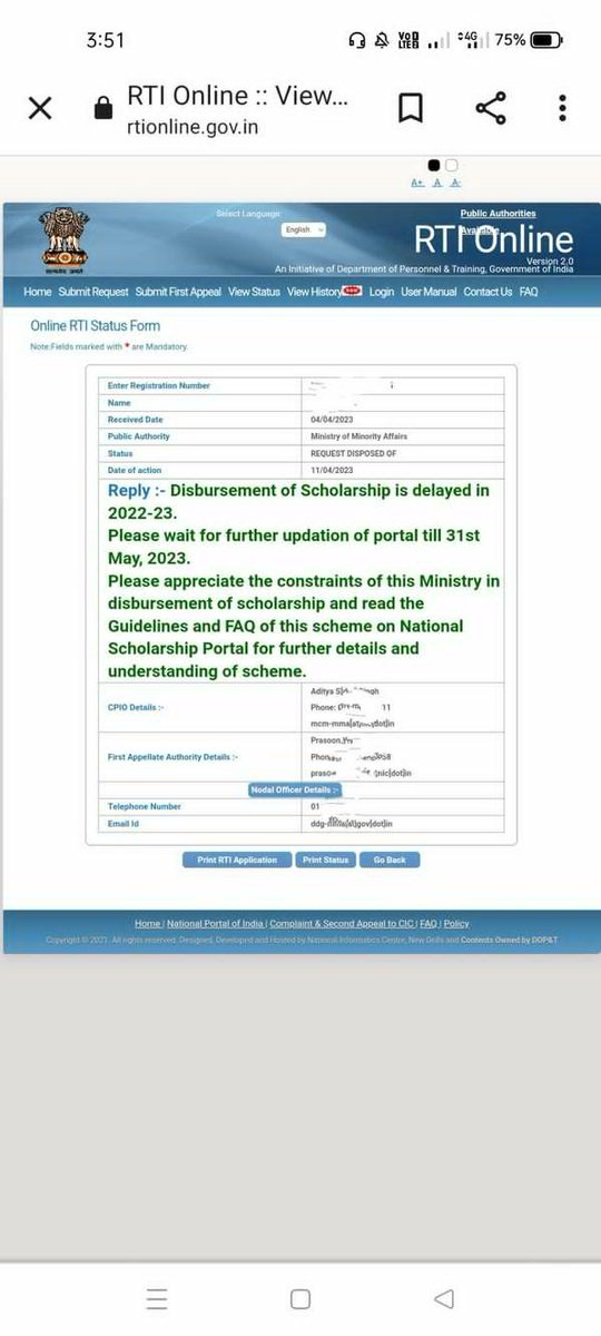 Please release the #NSP_Scholarship amount for Fresh &amp; Renewal 2022-23. Not any updation work in #NSP_Scholarship Status for a long month. We want to pay our #academic_fees.Please take an necessary action regarding this matter. 
<a href="/PMOIndia/">PMO India</a> <a href="/ugc_india/">UGC INDIA</a> <a href="/Droupati_Murmu/">Draupati Murmu</a>