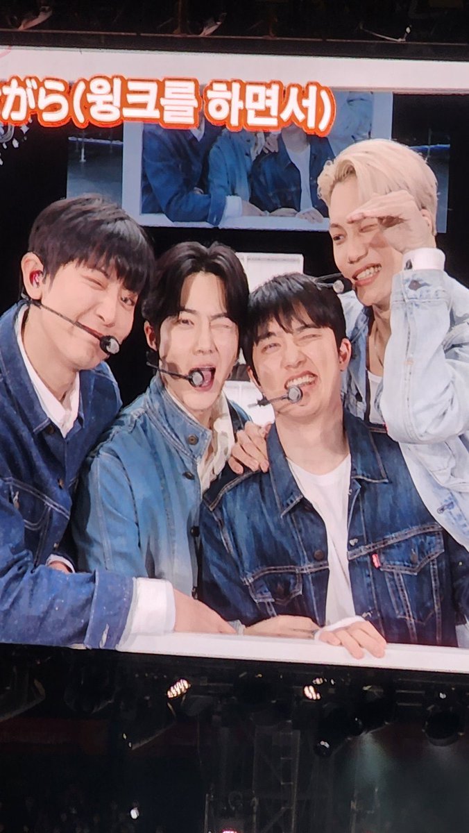 EXOGlobal's tweet photo. [LQ] 230416 #DOHKYUNGSOO #KAI #SUHO #CHANYEOL @ EXO-L JAPAN『EXO CHANNEL “THE BEST”』D2
Cr. zhoumara_622

#EXO #엑소 @weareoneEXO https://t.co/XndOJZESxh