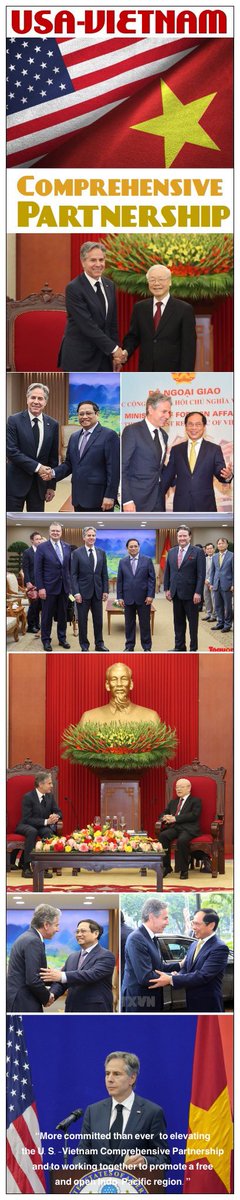 justtodo18's tweet photo. The US government has goodwill to strengthen diplomatic relations between 2 countries "close the past, look to the future”:
‘More committed than ever to elevating the #US-#Vietnam #ComprehensivePartnership and to working together to promote a free and open #IndoPacific region." https://t.co/TyMEZLb8Xp