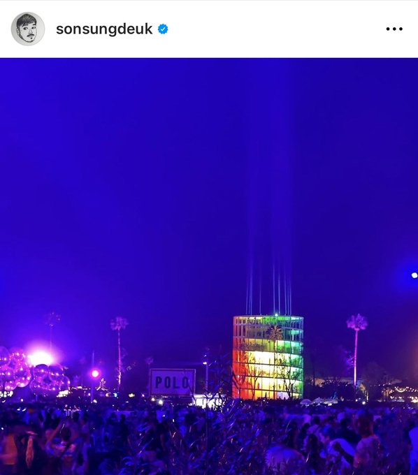 Coachellaに来てるんだ！
