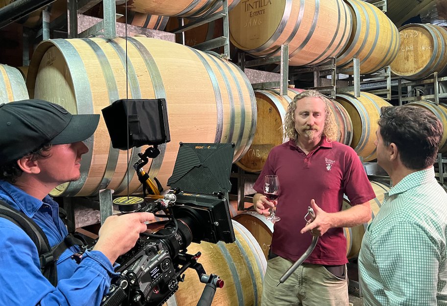 cussonsmedia's tweet photo. Our team headed to Tintilla Estate Wines in the Hunter Valley last week to do a shoot for @Bayer on the use of Xivana Prime fungicide in grapes. With a location as beautiful as this, we already know these videos are going to look awesome once we’ve brought them to life 🍇🎥🍷 https://t.co/oN8Qg8poaq