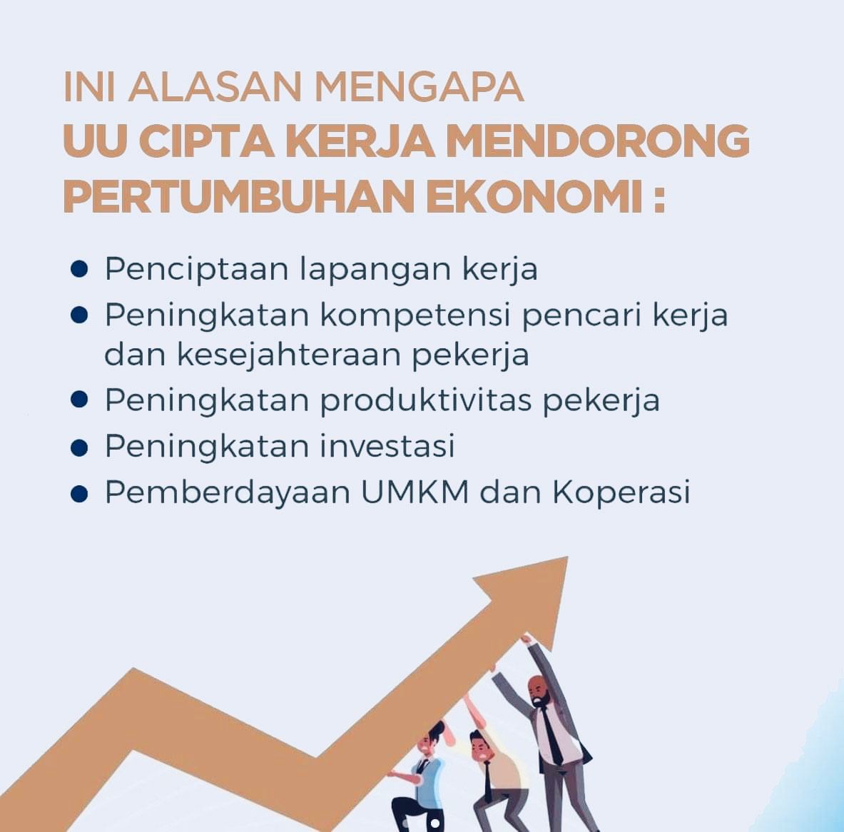 WaterForArms's tweet photo. UU Cipta kerja sangat bermanfaat bagi ekonomi Indonesia #UUCiptaKerja #DukungUUCiptaker #CiptakerSejahterakanRakyat #CiptakerMembangunIndonesia https://t.co/ud3bMmJFxa