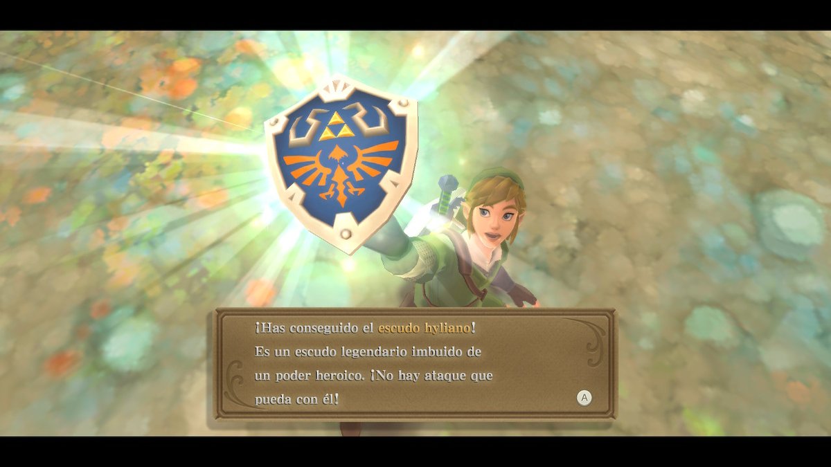 por fin! #Escudo #Hylian #SkywardSwordHD #Zelda #NintendoSwitch