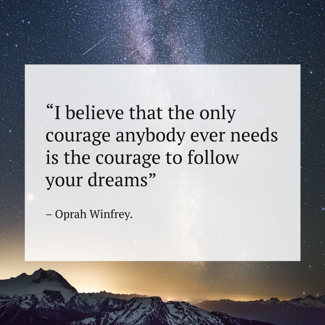 DarkpoolReport's tweet image. Courage is your fuel to make every dream come true. Have courage and be brave.

#quote #motivation #quoteoftheday #motivationalquotes #lifestyle