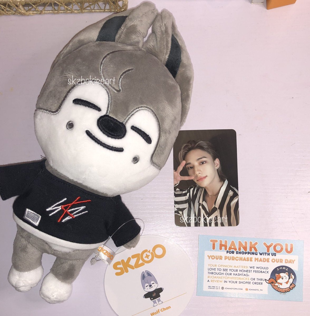 skzchancart's tweet photo. 《 #bokiemails || #JoahaeyoPHFeedbacks 》
💌 @Joahaeyo_Ph
Hello already received my skzoo wolf chan orig plush thank you so much 🫶🫶 https://t.co/gdhzQsLRAM